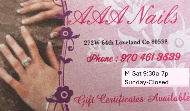 AAA NAIL SALON & SPA logo